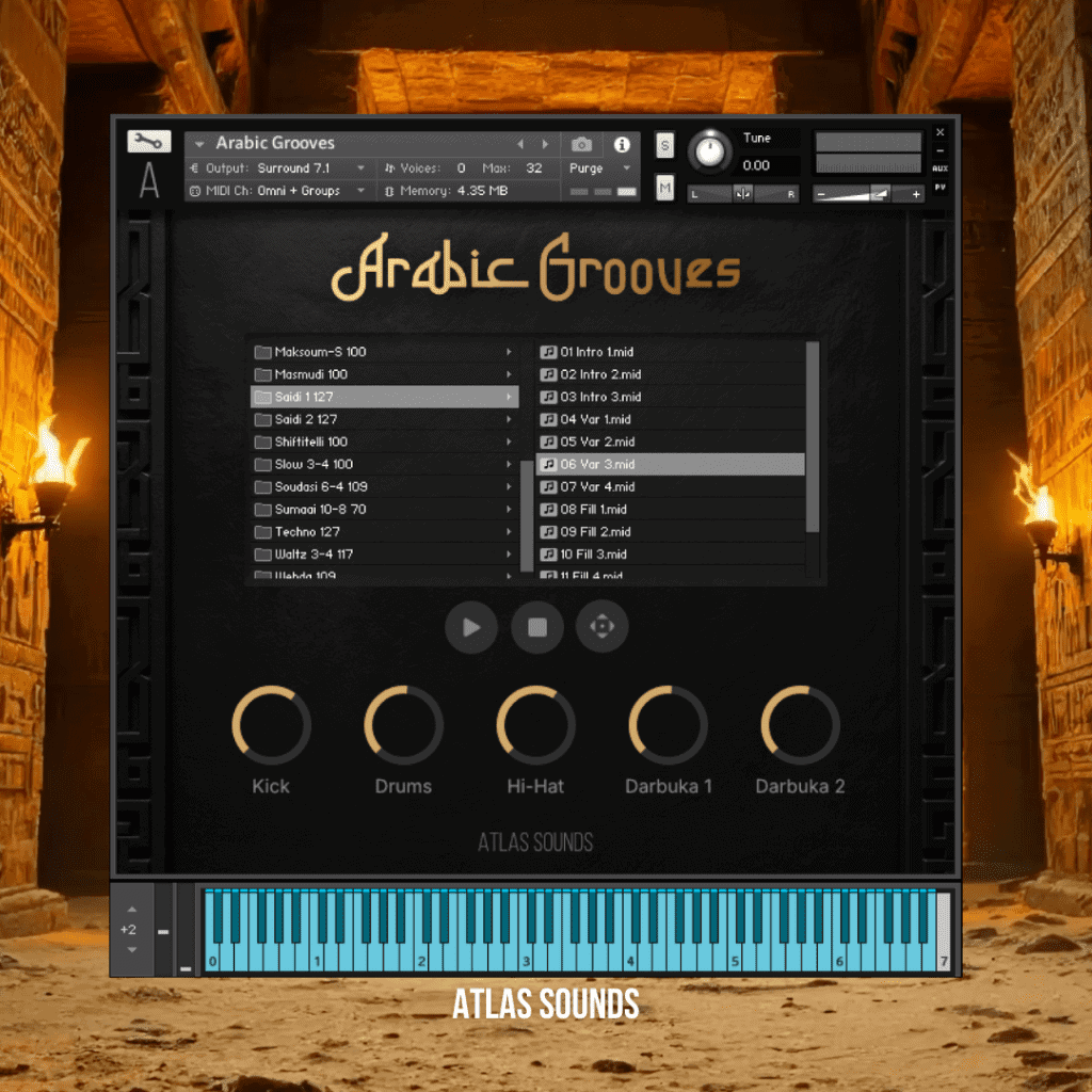 Arabic Grooves for Kontakt